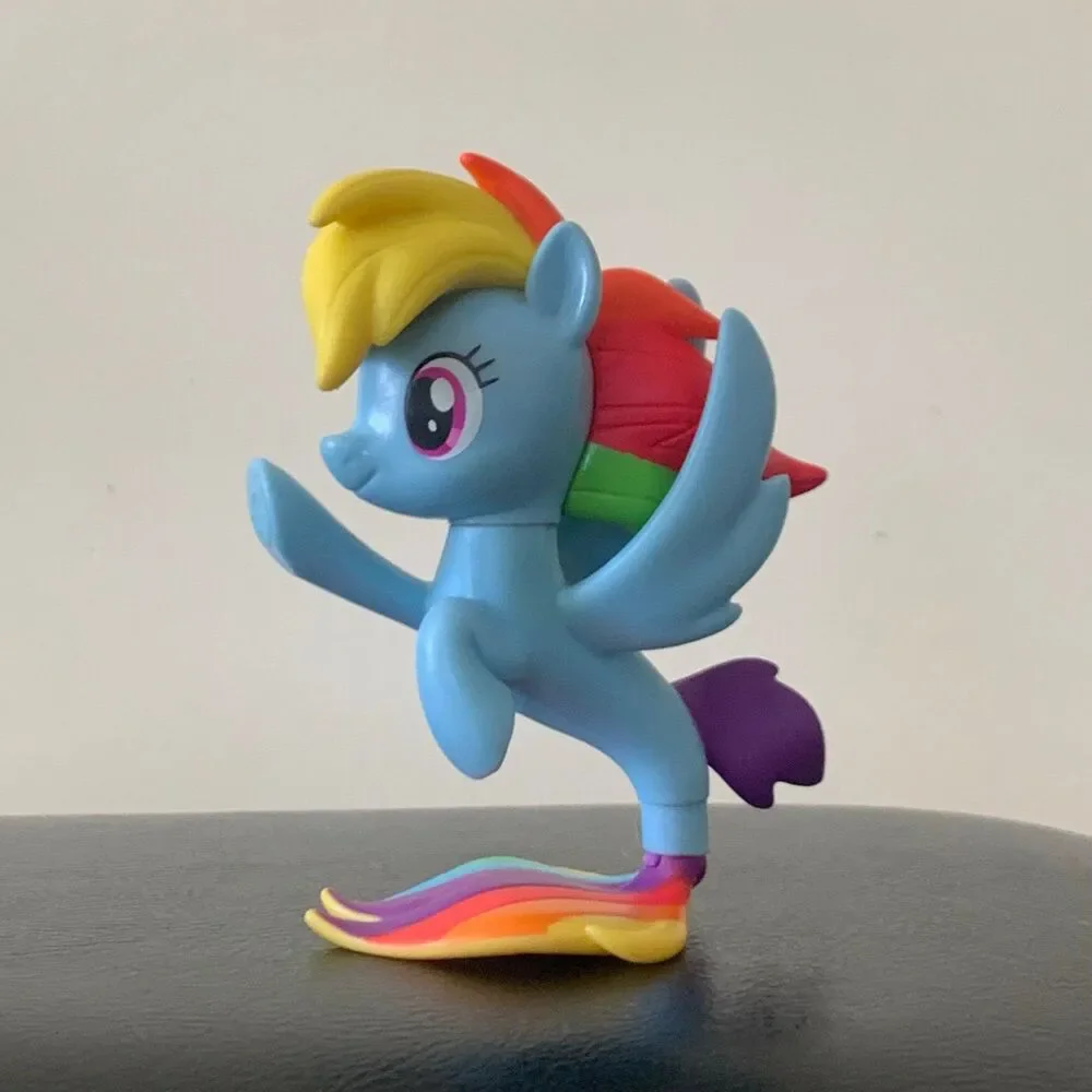Hasbro My Little Pony Rainbow Dash Seapony Friendship Magic Figure Mermaid Tail